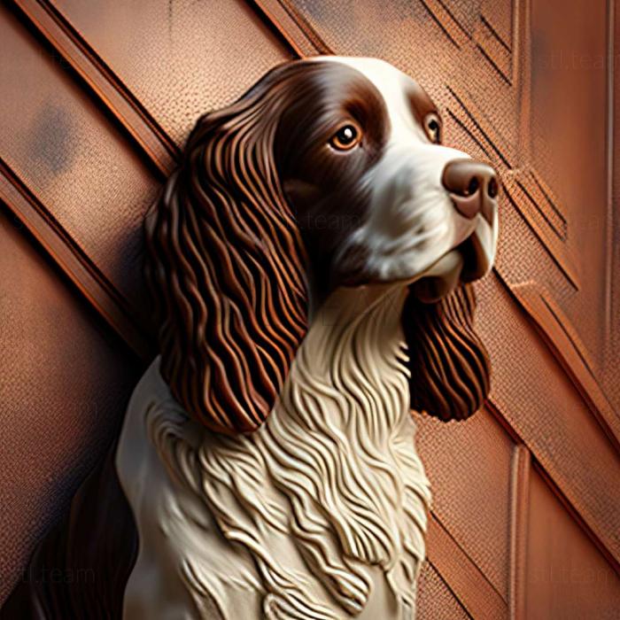 3D model English Springer Spaniel dog (STL)